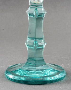 Pair of Moser Czech Glass Candlesticks (7274820829341)