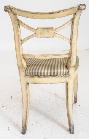 Hollywood Regency Parcel Gilt & Gesso Side Chair (7440599187613)