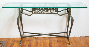 Patinated Cast Iron Console Table (7405438992541)