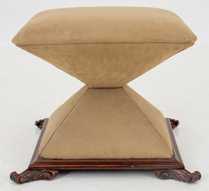 Eclectic Stool Mounted on Victorian Wood Base (8162443690291)