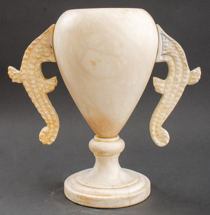 Indian White Marble Urn Lamp