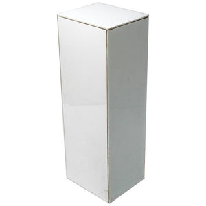 Midcentury Modern Opaque White Glass Paneled Pedestal (6719941312669)