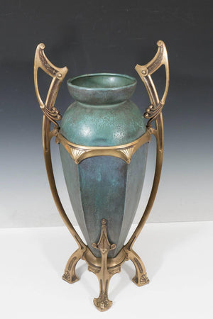 Austrian Art Nouveau Amphora Vase by Paul Dachsel (6719673204893)