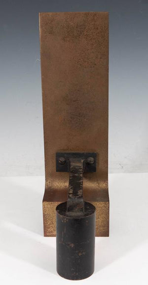 Bronze and Iron Art Deco Style Firedogs/Andirons (6719570673821)