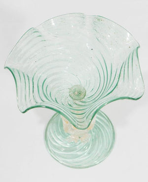 Swan Motif Glass Raised Bowl and Salts by Salviati (6719612125341)