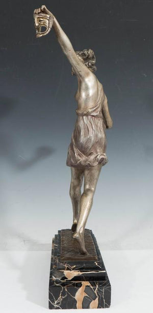 Circa 1920's Sculpture in Bronze Signed 'Matto' (Marcel Bouraine) (6719678283933)
