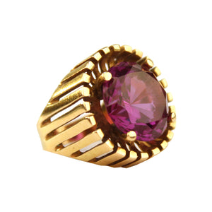 Synthetic Sapphire Ring in 14K Gold (6719750865053)