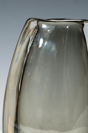 Nils Landberg for Orrefors Smoked ‘Sommerso’ Glass Vase (6719610978461)