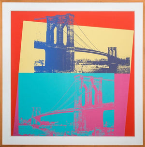 Andy Warhol (American, 1928-1987), "Brooklyn Bridge"1983 screenprint