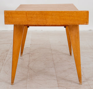 French Modern Ash and Laminate Low Table, 1950s (8920561451315)