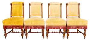 Victorian Mahogany Side Chairs, 4 (8920554701107)