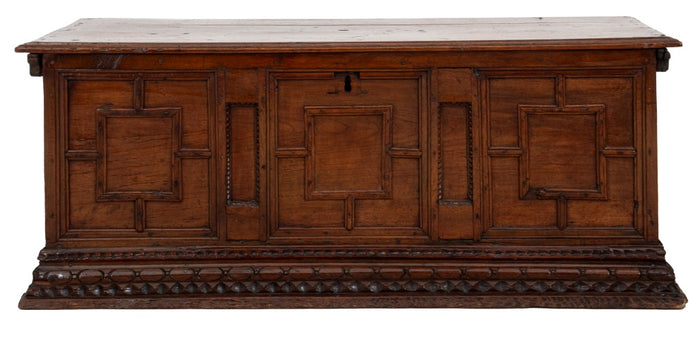 Italian Renaissance Style Walnut Cassone or Chest