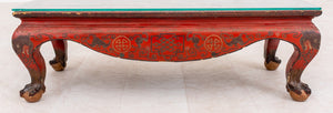 Chinoiserie Red Lacquer Low Table (8920560042291)