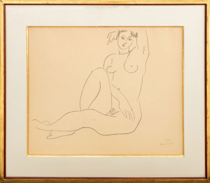 Henri Matisse "Nu Assis, Bras Gauche sur la Tete"