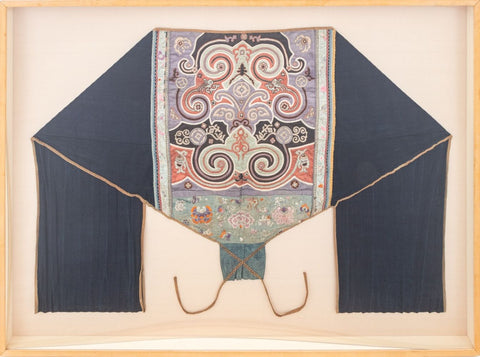 Chinese Tai Embroidered Cotton & Silk Baby Carrier