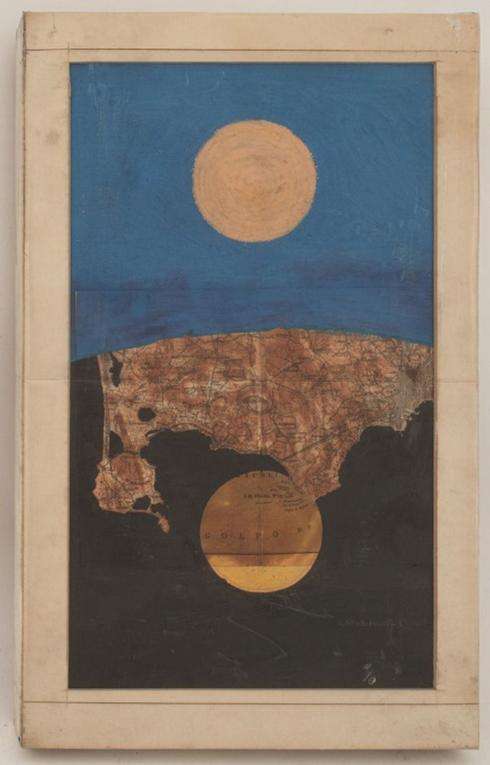 Domenick Capobiano Celestial Landscape Mixed Media