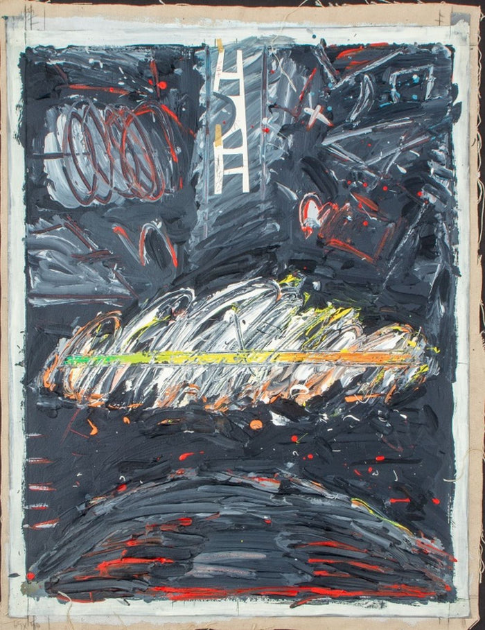 Elfi Schuselka Abstract Composition Oil on Canvas