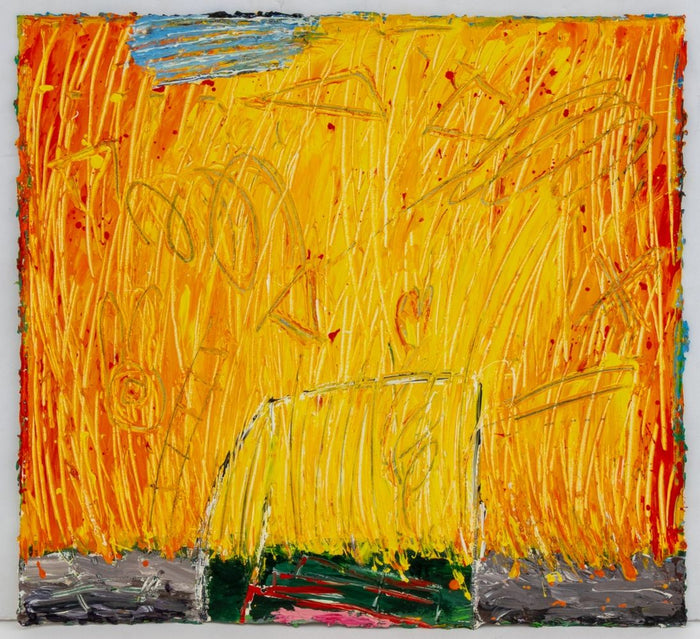 Elfi Schuselka Abstract Fire Composition Oil