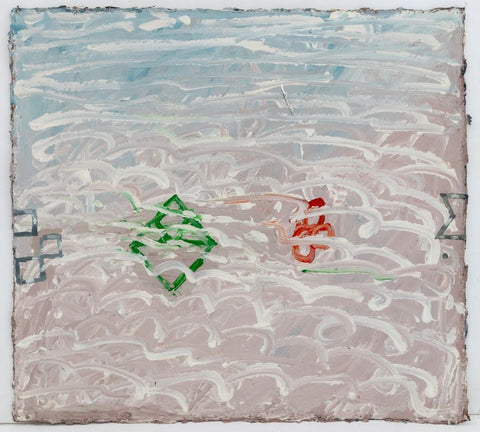 Elfi Schuselka Abstract Composition Oil on Canvas