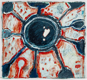 Elfi Schuselka Abstract Composition Oil on Canvas (9760027214131)