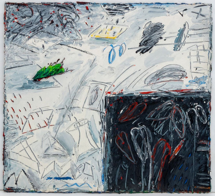 Elfi Schuselka Abstract Composition Oil on Canvas