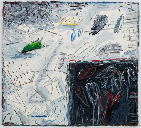 Elfi Schuselka Abstract Composition Oil on Canvas