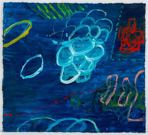 Elfi Schuselka Abstract Composition Oil on Canvas