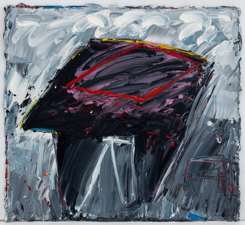 Elfi Schuselka Abstract Composition Oil on Canvas