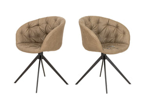 La Seggiola "Cabiria 4G" Chairs, Pair