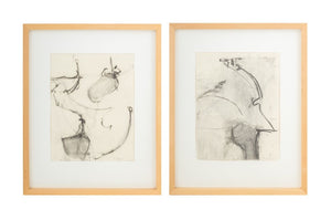 Robert O'Meara Abstract Compositions Charcoal, 2 (9887782207795)