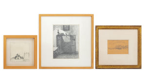 Robert O'Meara House Scenes Graphite Sketches, 3 (9887787483443)