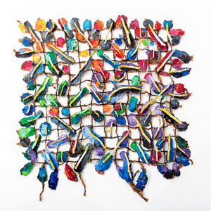 Elfi Schuselka Rainbow Found Object Mixed Media (9768415887667)