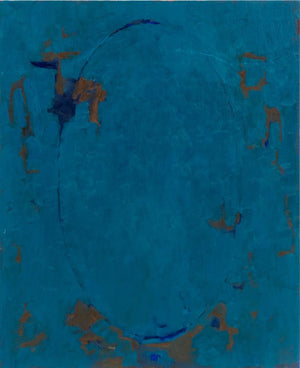 Robert O'Meara Abstract Composition in Blue Oil (9790552310067)