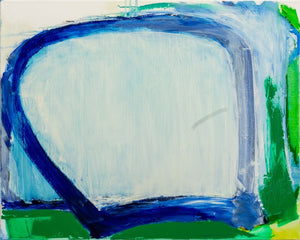 Robert O'Meara Abstract Composition in Blue Oil (9790488838451)