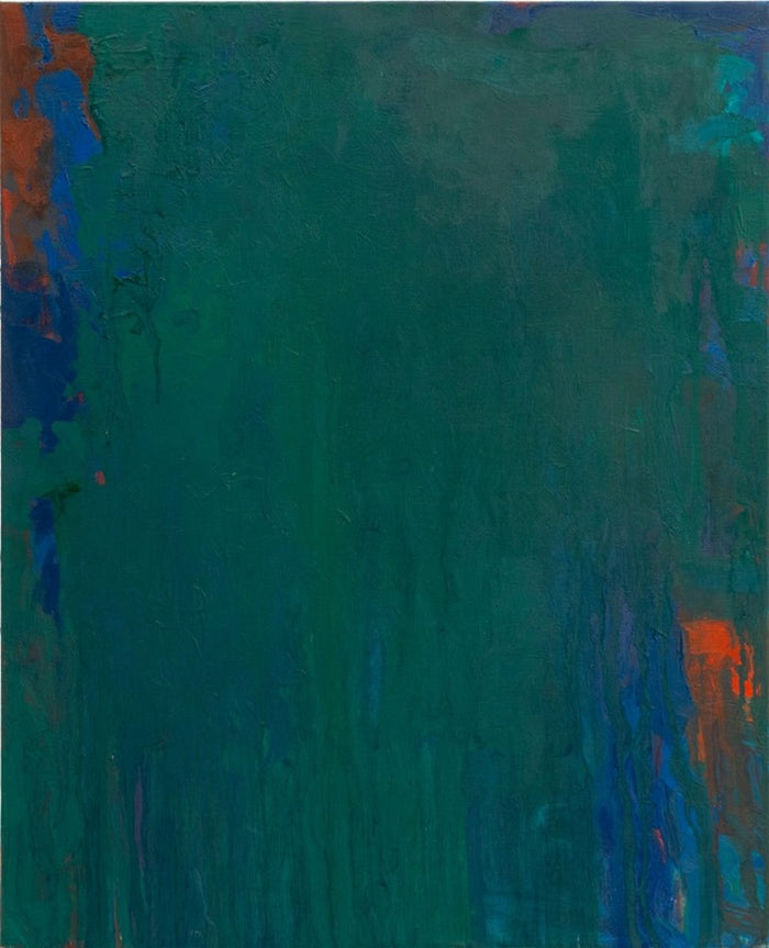 Robert O'Meara Abstract Composition in Green Oil
