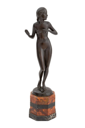 Lissy Eckart Standing Nude Woman Bronze Sculpture (9783028646195)