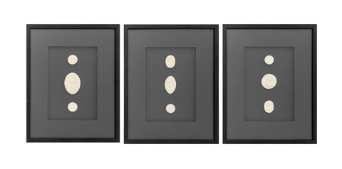 Framed European Intaglio Reproduction Sets, 3