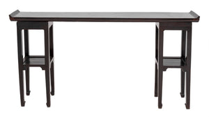 Chinese Ebonized Wood Console Table (9742201323827)