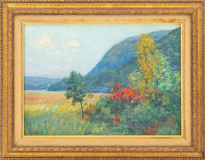 American School Rolling Hills Oil on Board (9805587185971)