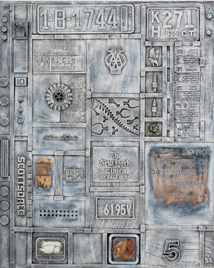 Bill Clark Found Object Assemblage on Board (9801802187059)