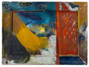 Russian School Abstract Composition Oil, 1988 (9802494640435)