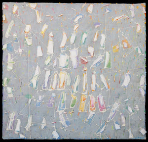 Elfi Schuselka "Roundabout" Mix Media on Tarlatan (9760954351923)