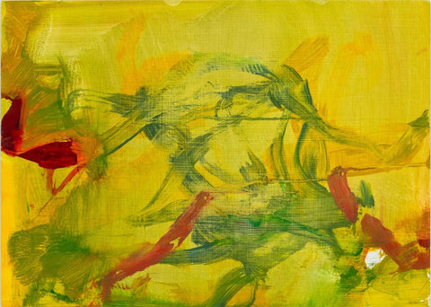 Robert O'Meara Abstract Composition in Green Oil