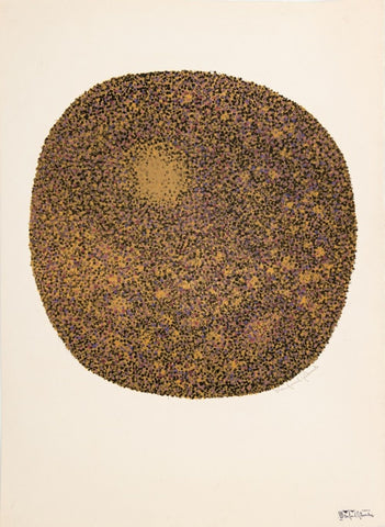 Manfred Schwartz Tondo Etretat Lithograph