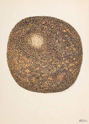 Manfred Schwartz Tondo Etretat Lithograph (9772536561971)