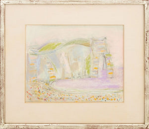 Manfred Schwartz "Falaise d'Aval" Pastel on Paper (9757918789939)