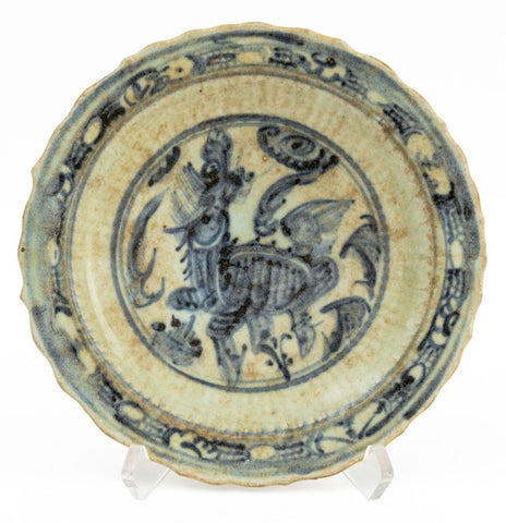 Chinese Blue and White Porcelain Dish