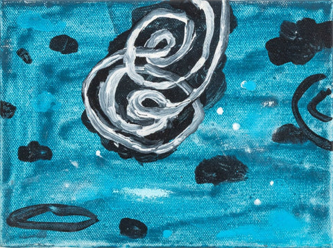 Elfi Schuselka Abstract Composition Mixed Media