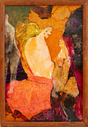 Elfi Schuselka Figural Composition Mixed Media (9792379814195)