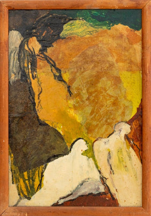 Elfi Schuselka Figural Composition Mixed Media (9792324075827)